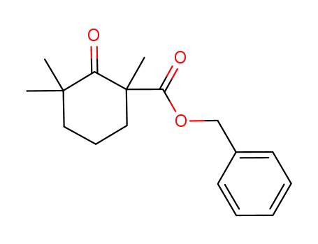 1,3,3-trimethyl-2-oxocyclohexanecarboxylic acid benzyl ester