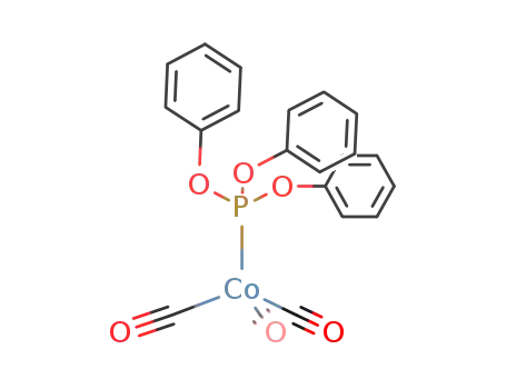 Co(CO)3{P(O(C<sub>6</sub>H<sub>5</sub>))3}