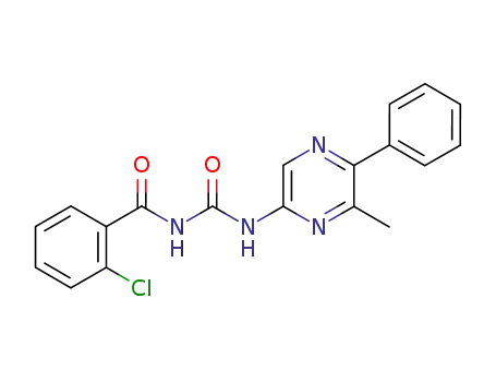 1-(2-chloro-benzoyl)-3-(6-methyl-5-phenyl-pyrazin-2-yl)-urea