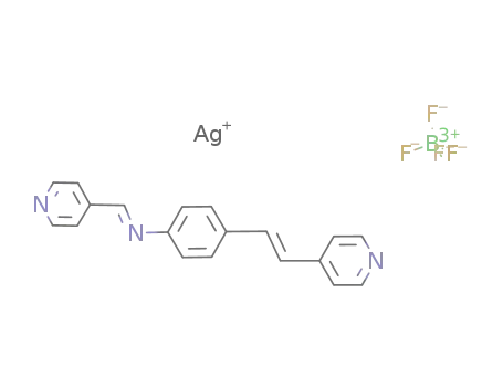 [AgBF<sub>4</sub>*((E,E)-4-(2-4-pyridyl)ethylene)-pyridine-4-ylmethylidenephenylamine)]