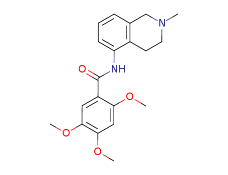 1,2,3,4-TETRAHYDRO-2-METHYL-5-(2,4,5-TRIMETHOXYBENZAMIDO)ISOQUINOLINECAS