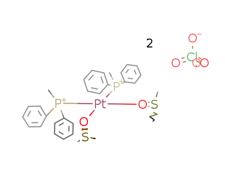 cis-{Pt(PMePh<sub>2</sub>)2(dmso)2}(ClO<sub>4</sub>)2