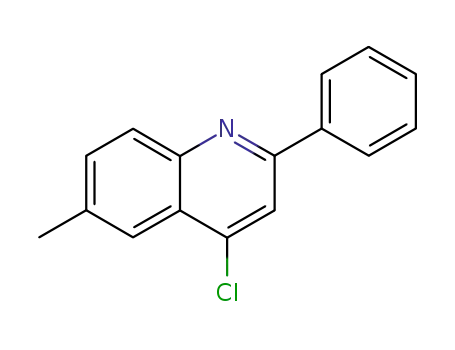 Molecular Structure of 18618-02-5 (4-CHLORO-6-METHYL-2-PHENYLQUINOLINE)