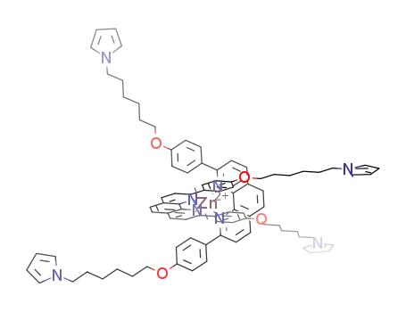 poly{Zn(2,9-bis{p-{{6-(pyrrol-1-yl)hexyl}oxy}phenyl}-1,10-phenanthroline)2}<sup>(2+)</sup>