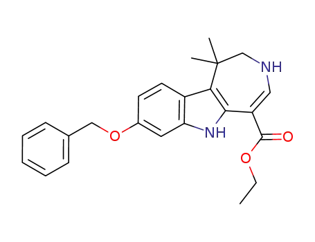 아제피노[4,5-b]인돌-5-카르복실산, 1,2,3,6-테트라히드로-1,1-디메틸-8-(페닐메톡시)-, 에틸 에스테르