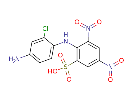 2,4-dinitro-2'-chloro-4'-aminodiphenylamine-6-sulfonic acid