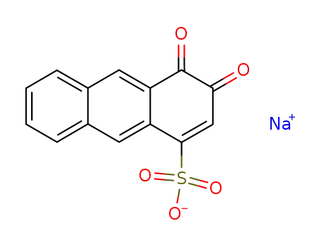 Molecular Structure of 41332-82-5 (1-Anthracenesulfonic acid, 3,4-dihydro-3,4-dioxo-, sodium salt)