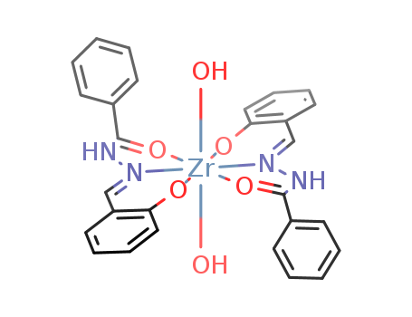 Zirconium, bis[benzoic acid  [(2-hydroxyphenyl)methylene]hydrazidato]dihydroxy-