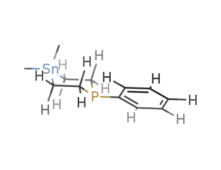 (CH<sub>3</sub>)2Sn(CH<sub>2</sub>CH<sub>2</sub>)2PC<sub>6</sub>H<sub>5</sub>