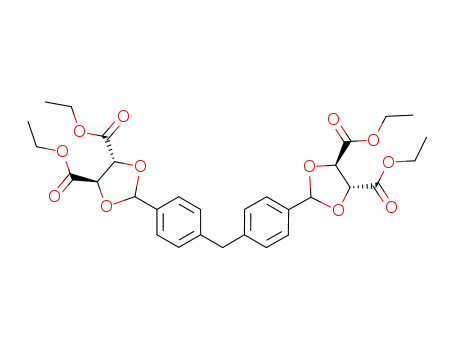 bis{4-((4R,5R)-4,5-di(ethoxycarbonyl)-1,3-dioxolan-2-yl)phenyl}methane