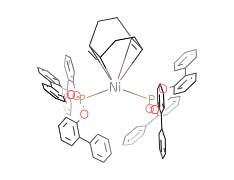 C<sub>8</sub>H<sub>12</sub>Ni(P(OC<sub>6</sub>H<sub>4</sub>-C<sub>6</sub>H<sub>5</sub>-o)3)2