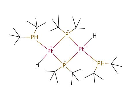 Pt2[μ-P(t-Bu)2]2(H)2[P(t-Bu)2H]2