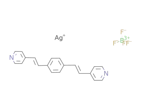 [AgBF<sub>4</sub>*((E,E)-N,N'-bis(pyridylethylene)benzene]