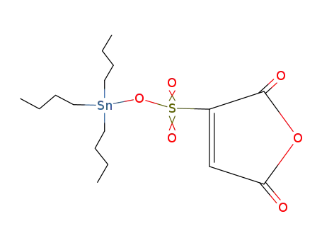Molecular Structure of 128381-81-7 (tributylstannyloxysulphonylmaleic anhydride)
