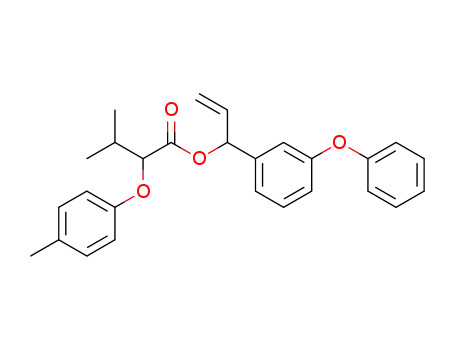 Butanoic acid, 3-methyl-2-(4-methylphenoxy)-,
1-(3-phenoxyphenyl)-2-propenyl ester