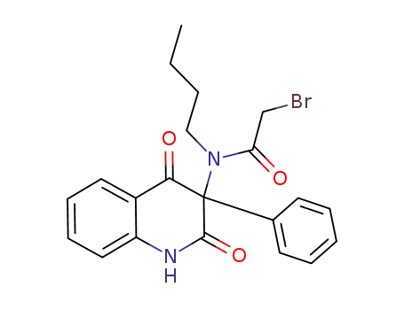 2-bromo-N-butyl-N-(2,4-dioxo-3-phenyl-1,2,3,4-tetrahydroquinolin-3-yl)acetamide