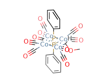 Co4(CO)9(μ4-PPh)2{μ-C(OMe)H}