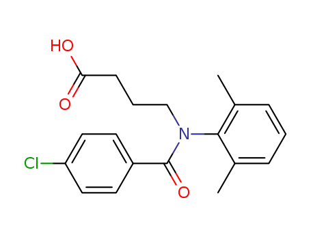 Butanoic acid,4-[(4-chlorobenzoyl)(2,6-dimethylphenyl)amino]-