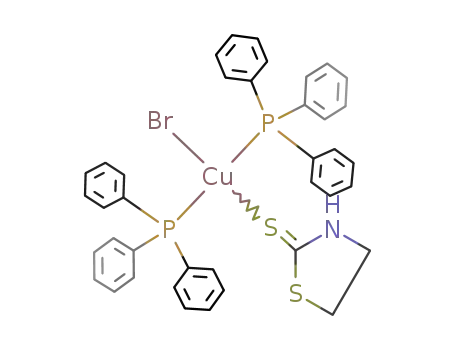 copper(I)(1,3-thiazolidine-2-thione)-bis(triphenylphosphine) bromide