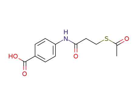 Benzoic acid, 4-[[3-(acetylthio)-1-oxopropyl]amino]-