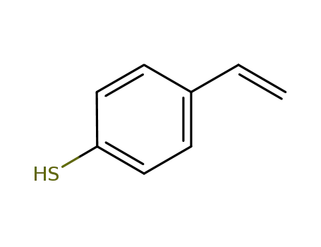 Molecular Structure of 45708-67-6 (Benzenethiol, 4-ethenyl-)