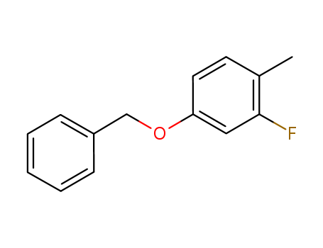 2-fluoro-1-methyl-4-phenylmethoxybenzene