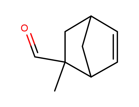 Molecular Structure of 40441-67-6 (Bicyclo[2.2.1]hept-5-ene-2-carboxaldehyde, 2-methyl-)