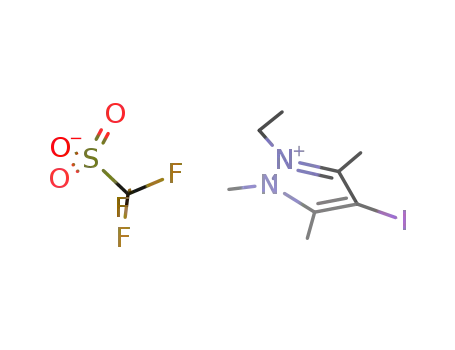 1-ethyl-4-iodo-2,3,5-trimethylpyrazolium triflate