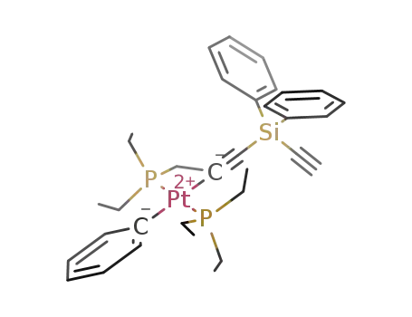 trans-[Ph(Et<sub>3</sub>P)2PtCCSiPh<sub>2</sub>CCH]]