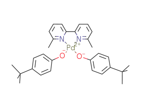(6,6'-dimethyl-2,2'-bipyridyl)Pd(p-tert-butylphenoxide)2