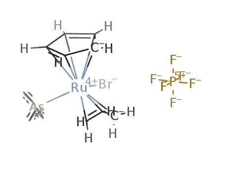 Molecular Structure of 455884-01-2 ([C<sub>5</sub>H<sub>5</sub>RuBr(As(C<sub>6</sub>H<sub>5</sub>)3)CH<sub>2</sub>CHCH<sub>2</sub>]<sup>(1+)</sup>*PF<sub>6</sub><sup>(1-)</sup>=[C<sub>5</sub>H<sub>5</sub>RuBr(As(C<sub>6</sub>H<sub>5</sub>)3)CH<sub>2</sub>CHCH<sub>2</sub>]PF<sub>6</sub>)