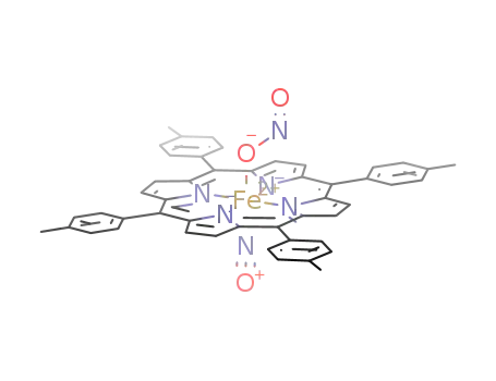 meso-tetra-p-tolylporphyrinato(η1-nitrito)(nitrosyl)iron
