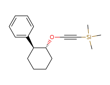 Trimethyl-((1R,2S)-2-phenyl-cyclohexyloxyethynyl)-silane