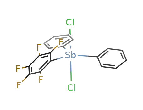 (pentafluorophenyl)(phenyl)2antimony(V)Cl<sub>2</sub>