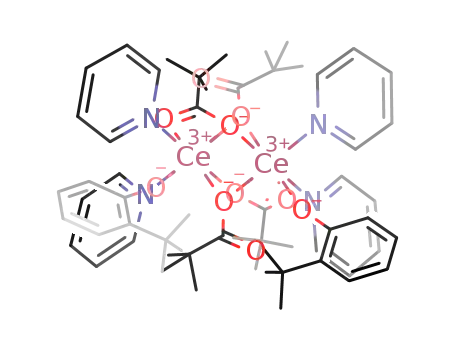 [Ce(o-(tert-butyl)phenol(-H))(μ-trimethylacetate)(μC-trimethylacetate)(pyridine)2]2