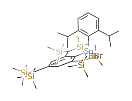 (2,4,6-tris[bis(trimethylsilyl)methyl]phenyl)(2,6-diisopropylphenyl)dibromostannane