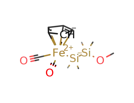 1-(η5-cyclopentadienyliron dicarbonyl)-1,1,2,2-tetramethyl-2-methoxydisilane