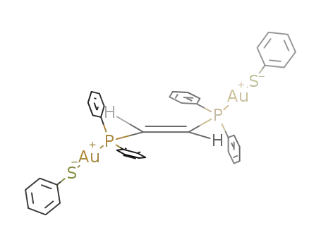 (AuSPh)2(trans-1,2-bis(diphenylphosphino)ethylene)