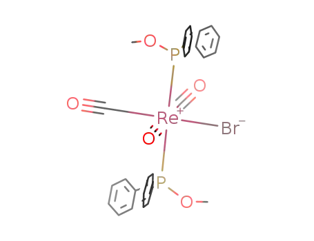 mer,trans-[ReBr(CO)3(methyldiphenylphosphinite)2]