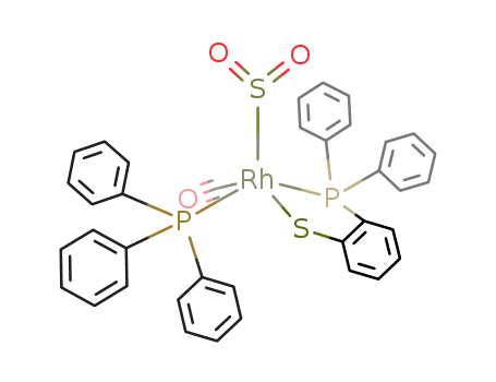 [Rh(CO)(P(C<sub>6</sub>H<sub>5</sub>)3)(SC<sub>6</sub>H<sub>4</sub>P(C<sub>6</sub>H<sub>5</sub>)2)(SO<sub>2</sub>)]