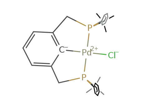 (R,R)-PdCl(C<sub>6</sub>H<sub>3</sub>-2,6-(CH<sub>2</sub>PPhBu-t)2)