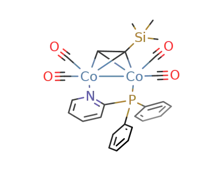 Co2(CO)4(μ-P,N-diphenyl-2-pyridylphosphine)(η2μ2-trimethylsilylacetylene)