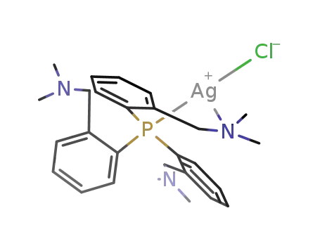P(C<sub>6</sub>H<sub>4</sub>CH<sub>2</sub>N(CH<sub>3</sub>)2)3AgCl