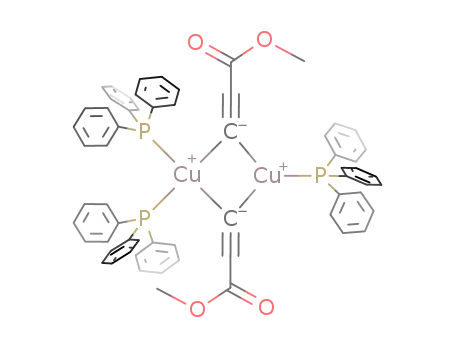 Cu<sub>2</sub>(CCCO<sub>2</sub>CH<sub>3</sub>)2(P(C<sub>6</sub>H<sub>5</sub>)3)3