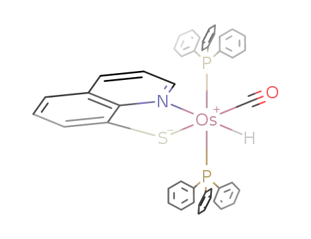 Os(H)(CO)(SC<sub>9</sub>H<sub>6</sub>N)(P(C<sub>6</sub>H<sub>5</sub>)3)2