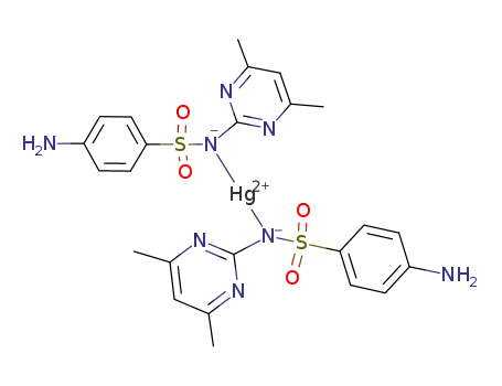 Molecular Structure of 105031-46-7 (Hg(sulfadimidinato)2)