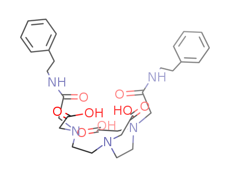 3,6,9,12-Tetraazatetradecanoic acid, 6,9-bis(carboxymethyl)-11-oxo-3-[2-oxo-2-[(2-phenylethyl)amino]ethyl]-1 4-phenyl- CAS No  144150-10-7