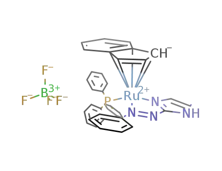 [(η5-indenyl)Ru(PPh3)(2-(phenylazo)imidazole)][BF4]
