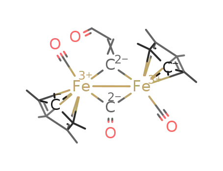 (η(5)C5Me5)2Fe2[μ-C=C(H)C(=O)H](μ-CO)(CO)2