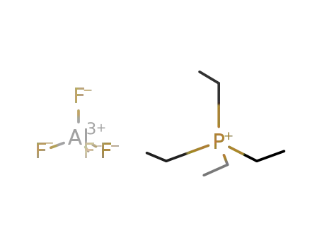 Molecular Structure of 198221-20-4 ((C<sub>2</sub>H<sub>5</sub>)4P<sup>(1+)</sup>*AlF<sub>4</sub><sup>(1-)</sup>=(C<sub>2</sub>H<sub>5</sub>)4PAlF<sub>4</sub>)